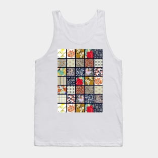 Multipurpose patch art work Tank Top